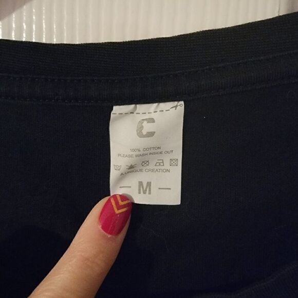 Jeep long-sleeve shirt Top black size medium - Picture 3 of 3